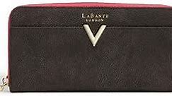 LaBante -Kindness- Vegan Leather Wallets For Women - Dark Grey Wallet For Women Zipper Wallets for women minimalist wallet woman large wallets for women