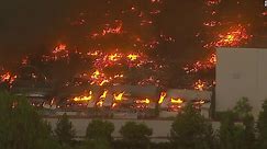 Fire devastates Amazon distribution center