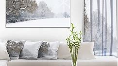 Designart "Christmas Winter Snow" Landscape Photo Canvas Print - Bed Bath & Beyond - 11622385