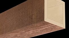 Faux Wood Ceiling Beams – Artisan Series - 4-Sided - ROUGH SAWN