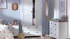 Buy Habitat Brooklyn 3 Piece Wardrobe Set - White and Oak | Kids bedroom furniture sets | Argos