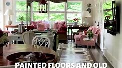 Lissy Parker - Painted floors and old barn beams—-the...