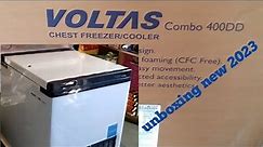 Chest Deep Freezer 2 in 1 Freezer Cum Tata Voltas CB HT 400 DD V COMBO COOLER - HT