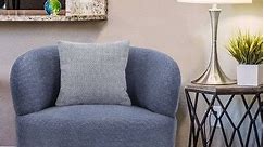 Mid-Century Modern Upholstered Fabric Single Sofa - Bed Bath & Beyond - 36068751