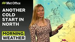 Met Office Morning Weather Forecast 27/04/24 - Rain in the south, sunny spells north