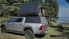 Ute Canopy with Roof Top Tent for Overlanding
