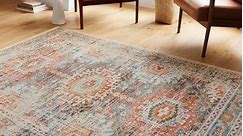 Alexander Home Luxe Fireside Antiqued Distressed Area Rug - Bed Bath & Beyond - 30732956