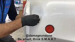 Damage Undone SMART repair to a dented Toyota IQ bumper contest