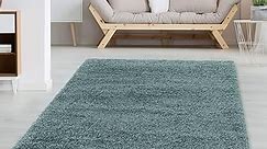 Carpetsale24 Shaggy Hochflor Teppich Läufer Flur 80 x 250 cm Aqua Blau Modern - Teppich Flauschig, Extra Weich & Pflegeleicht - Ideal als Bettvorleger für Schlafzimmer, Küchenläufer oder Wohnzimmer