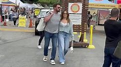 Jennifer Lopez and Ben Affleck are loved up at flea market