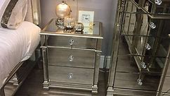 Athens Mirrored 3 Drawer Chest