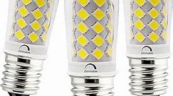 Dimmable E17 LED Bulb, 4W Microwave Oven Bulb 40W Halogen Bulb Replacement for Microwave, Over Stove Appliance Range Hood Lighting, Daylight White 6000K,3Pack