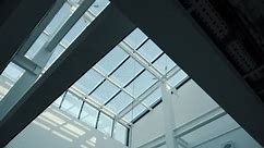Modern Architecture Detail Glass Ceiling Office Stock Footage Video (100% Royalty-free) 1017388285 | Shutterstock