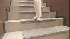 Bullnose Carpet Stair Treads, Non Slip Stair Treads for Wooden Steps Indoor, Stair Runner, Soft Stair Rugs, Edging Stair Protectors, Washable, 29.5"x9.5"x1.5" 14pcs, Beige