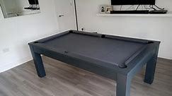A 7ft Manus pool table just installed in Manchester, this one was finished in Grey with a matching dining table... - Alan Phillips Snooker - Table manufacturers & maintenance