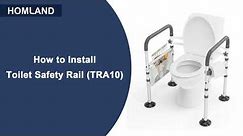 How to Install Toilet Safety Rail (SCH10)