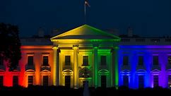 White House shines rainbow colors