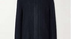 YVES SALOMON Virgin Wool-Felt Coat with Detachable Shearling Liner for Men | MR PORTER