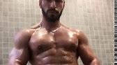 Hot muscle gym shower fuck
