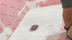 How to install tile in a Curbless shower. #remodel #construction #homerenovation #realestate #design #entrepreneur #interiordesign #hardwork #woodworking #renovation #homedecor #tools #diy #carpentry #work #asmr #designer #homemade #engineering | WINNI