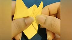 Paper Pikachu DIY Finger Puppet|Funny Craft|Simple Pikachu Craft #origami #artandcraft #schoolcraft