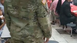Deployed dad surprises his daughter at daddy-daughter dance
