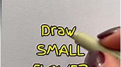 Part 307| Draw Small Rose Flower | #cr_tamaramichael #reelsviral #drawerslide #acrylicpainting #sketchbook #paint #drawinglessons #watercolor #illustration #love #Drawing #Drawinglessons | Painting Techniques