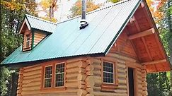 Building the most beautiful Log Cabin in the Forest