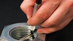 Easy way to cut a metal hole