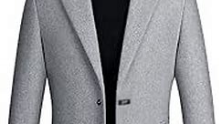 JINBAR Hikingjacketmen 1pc Men Long Winter Jackets Wool Blends Cashmere Trench Coats Winter Coats Male Business Casual Trench Coats (Size : L) : Amazon.com.au: Clothing, Shoes & Accessories