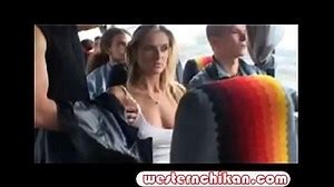 Stunning Blonde Groped on the Bus !