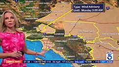Shower chances return Sunday afternoon ahead of Monday dry out in Southern California