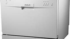 Portable Countertop Dishwasher, 5 Washing Programs Table Top Dishwasher, 1200W Mini Dish Washer with 360°Dual Spray, Portable Compact Dishwasher for RV Apartments, Camping