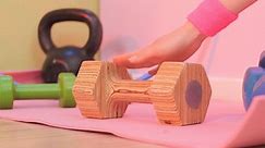 Incredible DIY Dumbbell Weight from Wooden Log