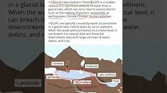 Glacial Lake Outburst Floods (GLOFs) #currentaffairs #geography #environment