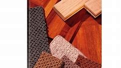 "Assorted carpet and wood flooring samples" Canvas Wall Art