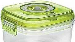 Plastic Food Storage Containers with Airtight Lids - Square Food Storage Containers with Lids - Great for Vegatables, Fruits and Meats - Keeps Food Fresh - Vacuum Seal Containers for Food