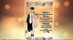 Personalized Graudation Plaque for Class of 2024 Graduate,Custom Graduation Gift for Her,Acrylic Plaque Photo Frame,Customized Acrylic Plaque Graduation Frame with Photo & Text