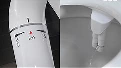 Bidet Attachment Ultra-Slim Toilet Seat Attachment Dual Nozzle Bidet Adjustable Water Pressure Non-Electric Ass Sprayer