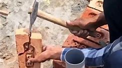 how to ac pipe blank with brickwall