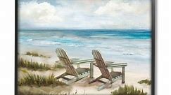 Stupell View For Two Beach Chairs Framed Giclee Art Design by Carson Lyons - Bed Bath & Beyond - 40021577