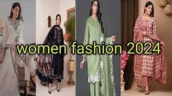 women fashion 2024 ||new dress designing 2024 simple ||most trending dress design 2024