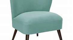 Skyline Furniture Velvet Caribbean Curved Armless Chair - Bed Bath & Beyond - 12715809