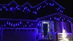 Meteor Shower Rain Lights 12.2 inch 12 Tubes 288 LEDs Christmas Snow Falling Icicle LED String Lights Cascading Lighting for Halloween Wedding Garden Trees Patio Decoration (White)