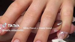 ✨ #nails #nail #fyp #cleannails #nailsartvideos #nailtutorial #viral | Glazed Donut Nails
