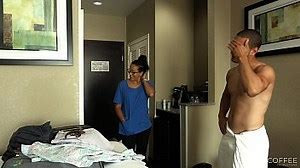 room service slutty latina maid jolla fucks hotel guest and xvideos co makes a mess in the room.