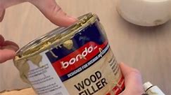 How to use Bondo Wood Filler to Fix Wood Furniture Damage! #diy #furnitureflip #woodworking #repair | The Furniture Doctor