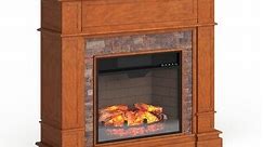 SEI Furniture Ixia Simulated Stone Media Center Electric Fireplace - Bed Bath & Beyond - 20881815