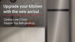 It’s the hottest new one in cold storage. The Hitachi ‘Carbon Line 2 Door Freezer Top Refrigerators’ come loaded with amazing features… إنها الأحدث والأكثر تميزًا في التخزين البارد. تأتي ثلاجات هيتاشي ذات الفريزر العلوي "Carbon Line 2 Door" محملة بميزات مذهلة ... #Hitachi #Refrigerators #HitachiHomeAppliance #HomeAppliance #Kitchen | Hitachi Home Appliances