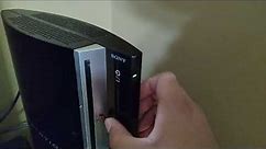 How to remove a stuck disc from a fat PS3